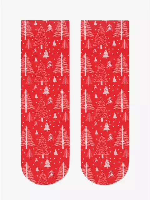 Носки женские с новогодними рисунками conte fantasy 70 131, 17С-34СП, 36-39 (23-25), CONTE ELEGANT,  - 4