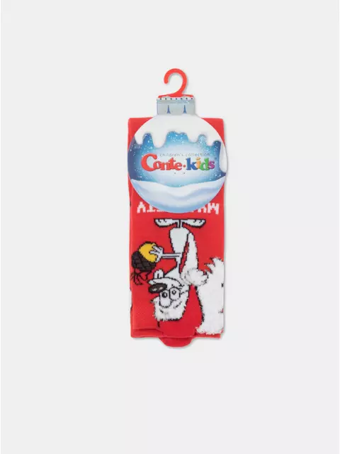 Детские новогодние носки new year 911 красный, 19С-64СП, 20-22, CONTE-KIDS,  - 4