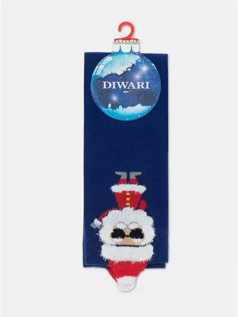Мужские новогодние носки diwari new year 912 синий, 19С-66СП, 42-45 (27-29), DIWARI,  - 3