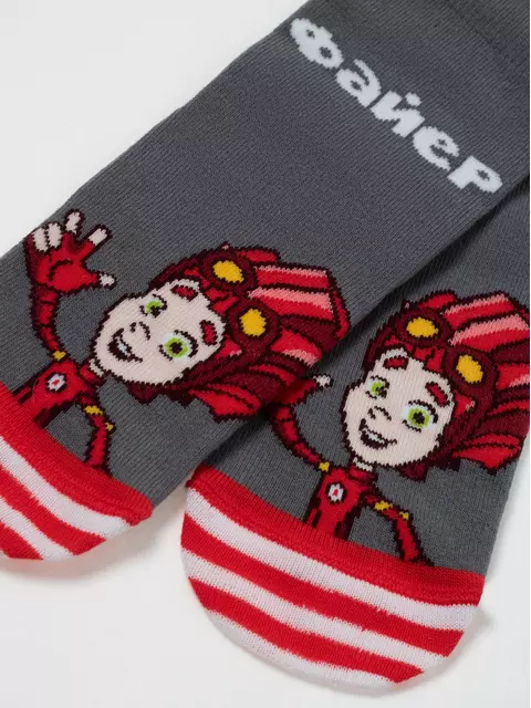 Носки детские фикски 914 темно-серый, 22С-23СП, 16, CONTE-KIDS,  - 3