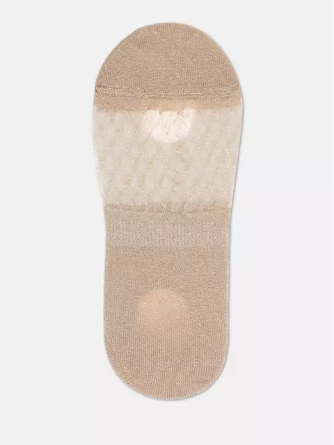 Подследники женские из вискозы с люрексом 236 кремовый, 21С-15СП, 36-37 (23), CONTE ELEGANT,  - 4