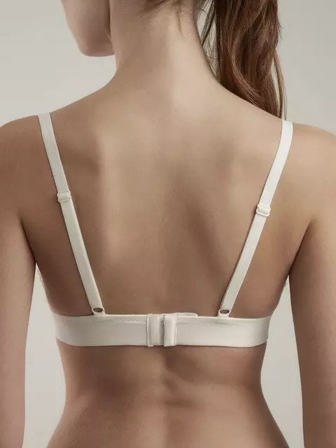 Бюстгальтер с треугольными чашками без каркасов miracle tb7138 приглушенно-белый, 21С-0016КСП, 75C, CONTE ELEGANT,  - 2