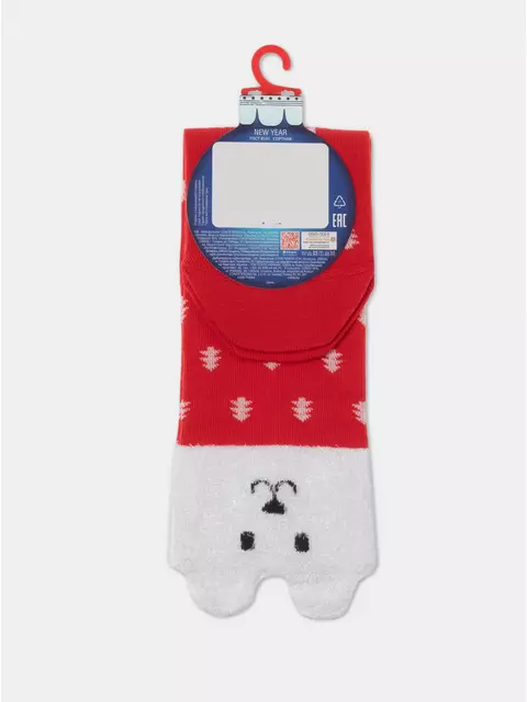 Женские новогодние носки conte new year 909 красный, 21С-76СП, 36-39 (23-25), CONTE ELEGANT,  - 6
