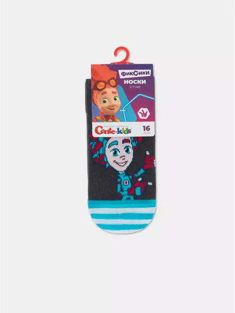 Носки детские фиксики 913 темно-серый, 22С-23СП, 18, CONTE-KIDS,  - 4