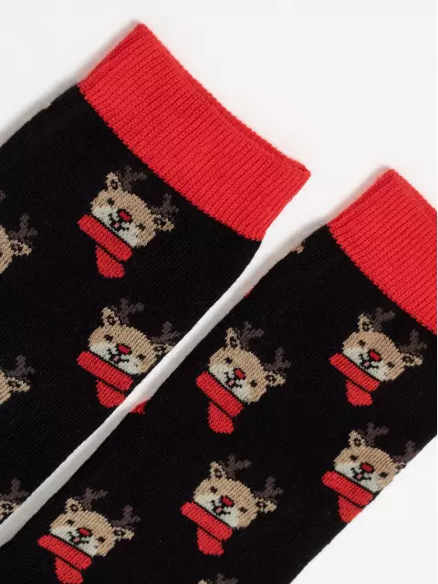 Мужские новогодние носки diwari new year 908 черный, 21С-71СП, 42-45 (27-29), DIWARI,  - 3