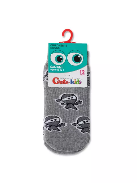 Носки детские махровые sof-tiki "ninja" 601 серый, 21С-13/1СП, 12, CONTE-KIDS,  - 2