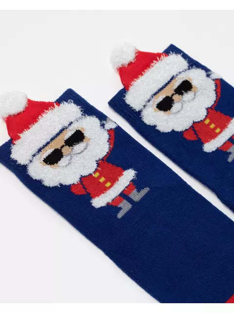 Детские новогодние носки new year 912 синий, 19С-64СП, 16-18, CONTE-KIDS,  - 2