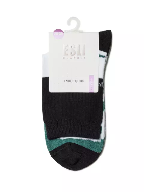 Носки женские esli classic 114 темно-бирюзовый, 15С-20СПЕ, 36-37 (23), ESLI,  - 4