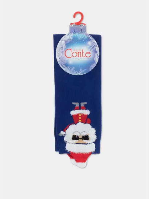 Женские новогодние носки conte new year 912 синий, 20С-34СП, 36-39 (23-25), CONTE ELEGANT,  - 6
