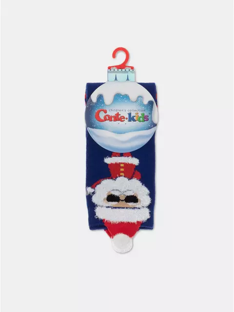 Детские новогодние носки new year 912 синий, 19С-64СП, 16-18, CONTE-KIDS,  - 3