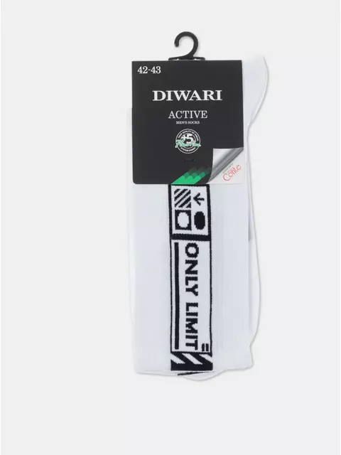 Носки мужские diwari active 168 белый, 20С-33СП, 40-41 (25), DIWARI,  - 2