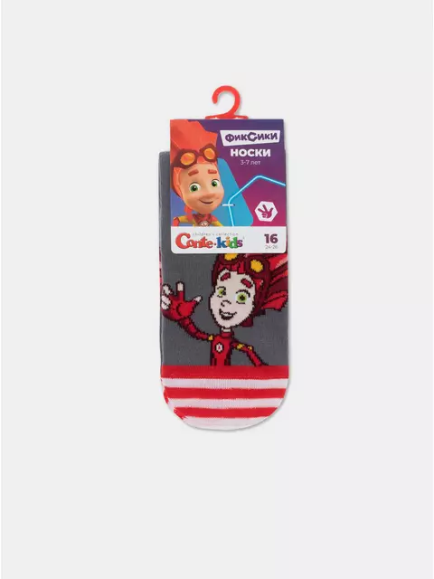 Носки детские фикски 914 темно-серый, 22С-23СП, 16, CONTE-KIDS,  - 4
