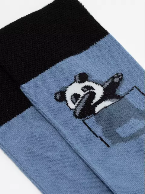 Носки мужские diwari happy 163 светлый джинс, 17С-151СП, 42-43 (27), DIWARI,  - 2