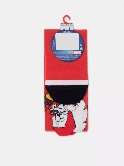 Женские новогодние носки conte new year 911 красный, 22С-26СП, 36-39 (23-25), CONTE ELEGANT,  - 6