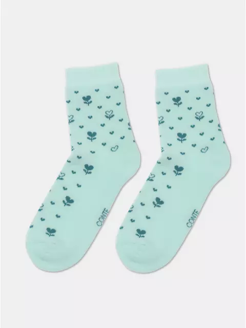 Носки женские comfort (махровые) 434 бледно-бирюзовый, 7С-47СП, 38-39 (25), CONTE ELEGANT,  - 3