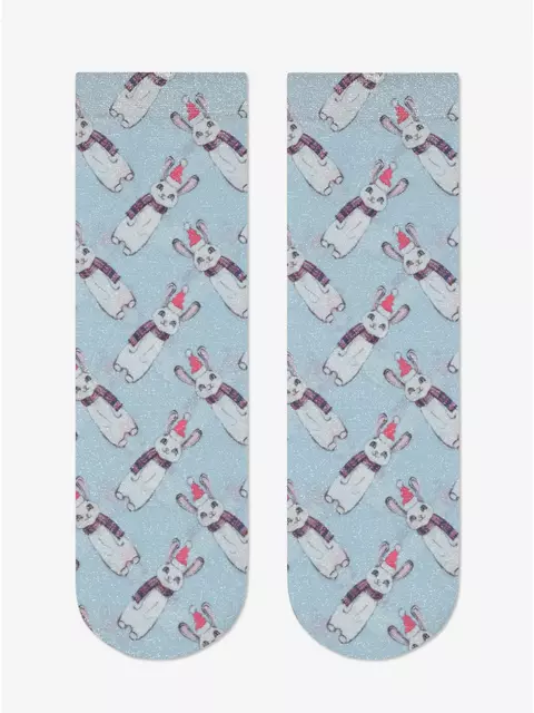 Женские новогодние носки fantasy new year 611 mix, 21С-151/1СП, 36-39 (23-25), CONTE ELEGANT,  - 4