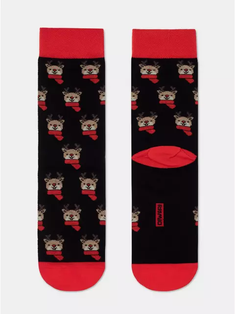 Мужские новогодние носки diwari new year 908 черный, 21С-71СП, 42-45 (27-29), DIWARI,  - 2