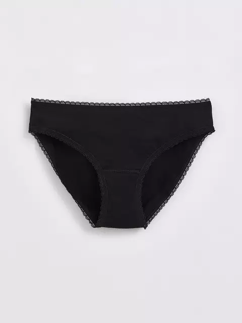 Трусы женские "bikini" basic line lb 2030 (в коробке) black, 20С-1092ТСП, 106/XL, CONTE ELEGANT,  - 1