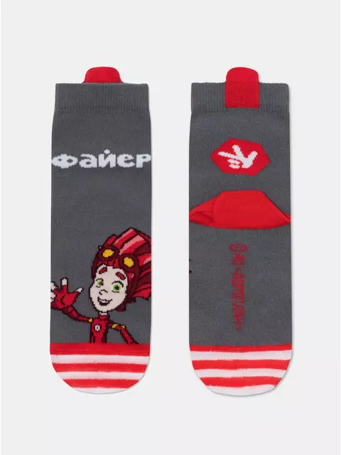 Носки детские фикски 914 темно-серый, 22С-23СП, 16, CONTE-KIDS,  - 2