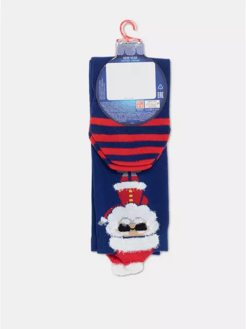 Женские новогодние носки conte new year 912 синий, 20С-34СП, 36-39 (23-25), CONTE ELEGANT,  - 7