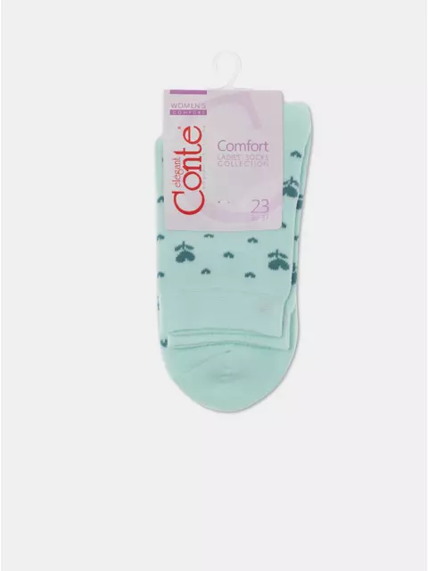 Носки женские comfort (махровые) 434 бледно-бирюзовый, 7С-47СП, 38-39 (25), CONTE ELEGANT,  - 5