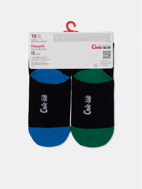 Носки детские "веселые ножки" 936 черный, 17С-10СП, 16, CONTE-KIDS,  - 5