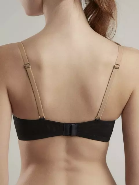 Бюстгальтер без каркасов satin tb7174 карамель с черным, 21С-0052КСП, 75C, CONTE ELEGANT,  - 2
