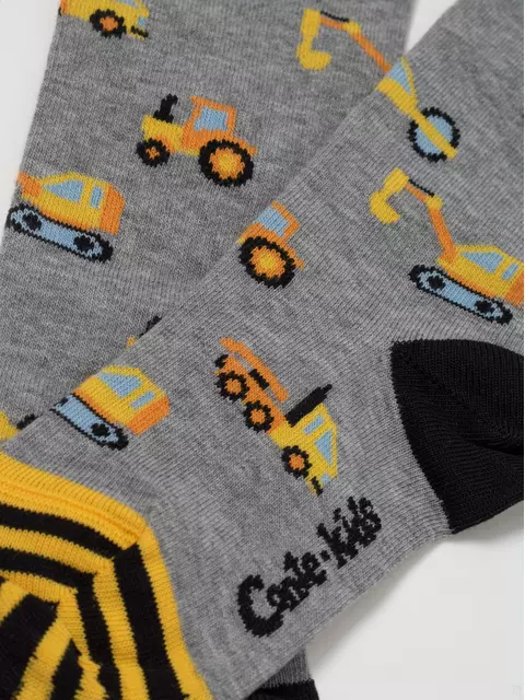 Колготки детские conte-kids tip-top 636 серый, 4С-02СП, 92-98 (14), CONTE-KIDS,  - 4