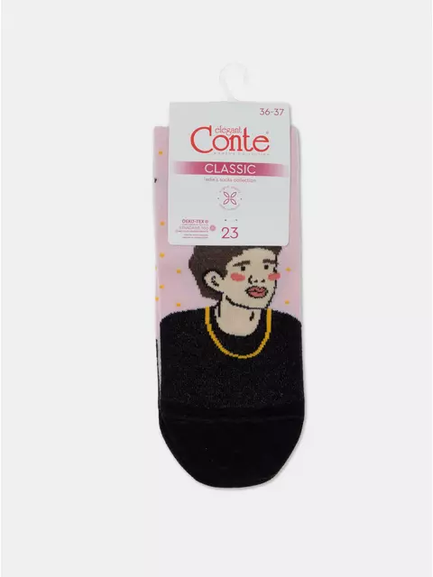 Носки женские хлопковые classic 535 светло-розовый, 15С-15СП, 36-37 (23), CONTE ELEGANT,  - 5