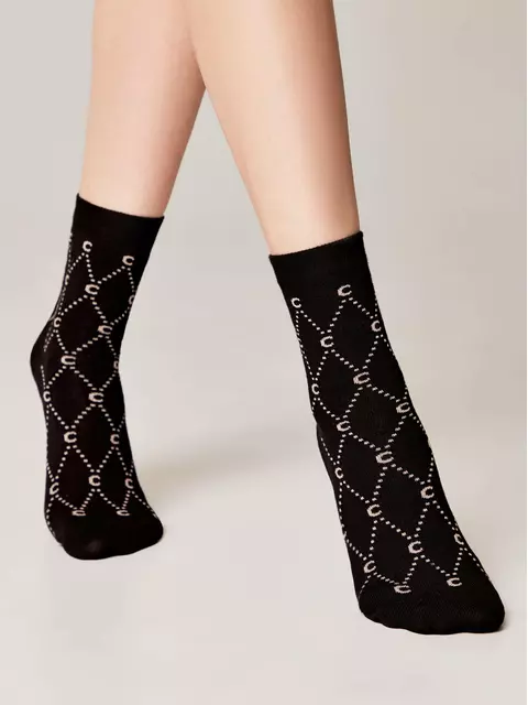 Носки женские хлопковые classic 525 черный, 7С-22СП, 36-37 (23), CONTE ELEGANT,  - 2