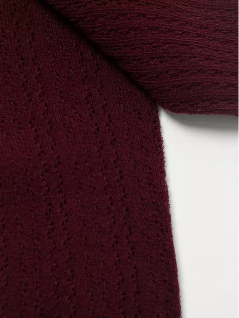 Ажурные детские колготки miss 618 темно-бордовый, 20С-206СП, 140-146 (22), CONTE-KIDS,  - 2