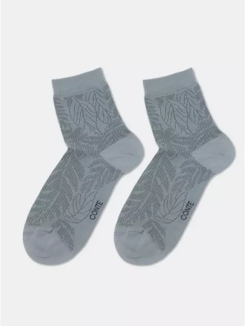 Носки женские хлопковые classic 530 светло-серый, 15С-15СП, 36-37 (23), CONTE ELEGANT,  - 3