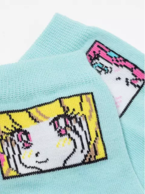 Носки детские "веселые ножки" 941 бледно-бирюзовый, 17С-10СП, 20, CONTE-KIDS,  - 4