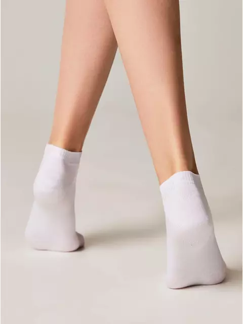 Носки женские (короткие) esli basic 18с-97/1спе 000 белый, 18С-97/1СПЕ, 36-39 (23-25), ESLI,  - 2