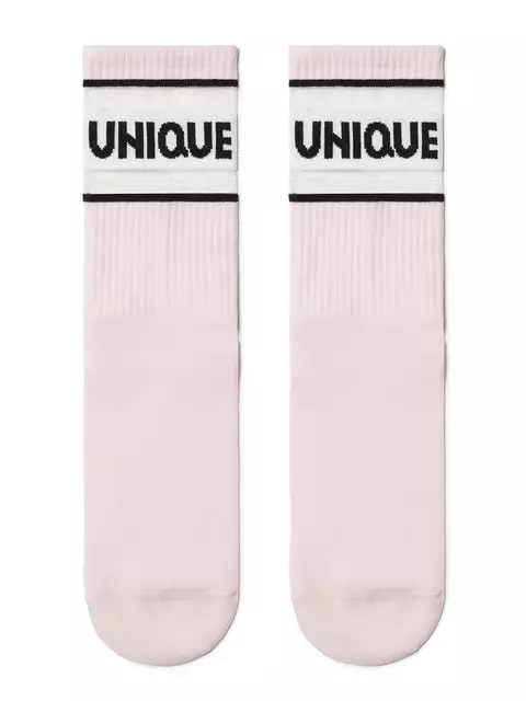 Удлиненные женские носки с полосками из прозрачной сетки active 156 светло-розовый, 19С-77/1СП, 36-37 (23), CONTE ELEGANT,  - 2