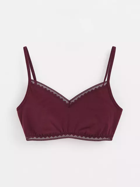 Бюстье из премиального хлопка classic basic lbe 1345 bordo, 20С-1327ТСП, 170-88/S, CONTE ELEGANT,  - 5