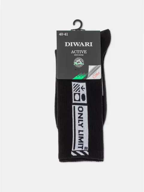 Носки мужские diwari active 168 черный, 20С-33СП, 40-41 (25), DIWARI,  - 3