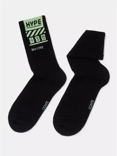 Носки женские хлопковые active (светонакопительные) 487 черный, 22С-96СП, 38-39 (25), CONTE ELEGANT,  - 2