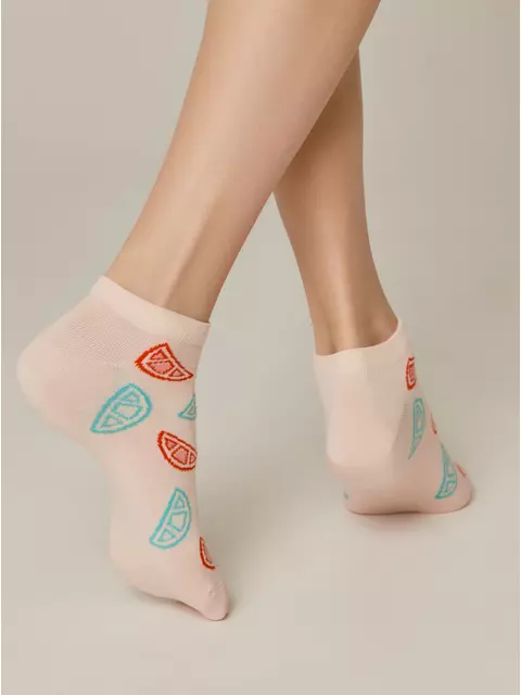Носки женские хлопковые esli active (короткие) 533 персик, 22С-42СПЕ, 36-37 (23), ESLI,  - 2