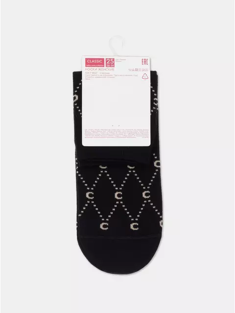 Носки женские хлопковые classic 525 черный, 7С-22СП, 36-37 (23), CONTE ELEGANT,  - 6