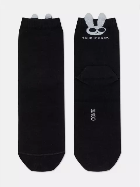 Носки женские хлопковые classic 540 черный, 17С-183СП, 36-38 (23-25), CONTE ELEGANT,  - 5