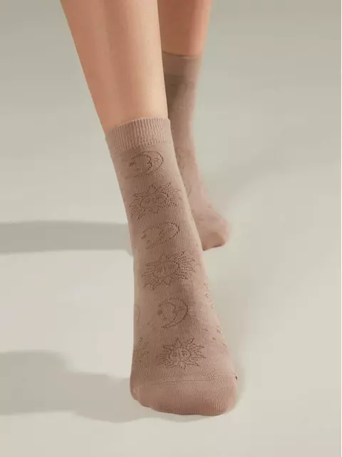 Носки женские хлопковые classic 529 пепельно-розовый, 7С-22СП, 38-39 (25), CONTE ELEGANT,  - 2