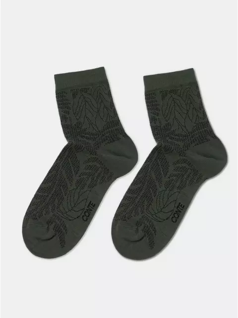 Носки женские хлопковые classic 530 хаки, 15С-15СП, 36-37 (23), CONTE ELEGANT,  - 3