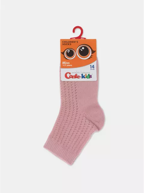 Носки детские miss (ажурные) 903 пепельно-розовый, 20С-204СП, 16, CONTE-KIDS,  - 4