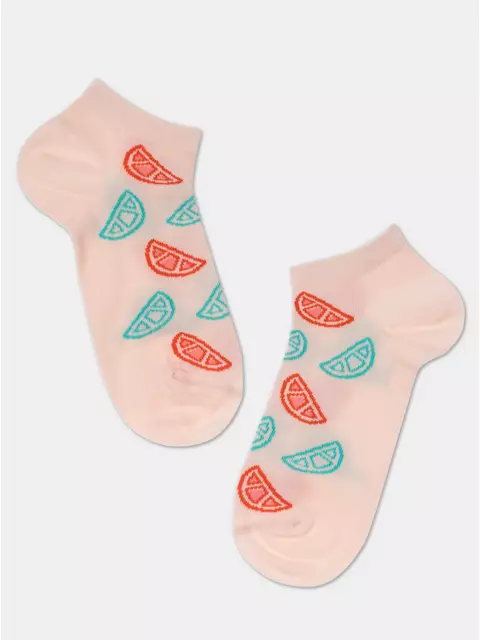 Носки женские хлопковые esli active (короткие) 533 персик, 22С-42СПЕ, 36-37 (23), ESLI,  - 3