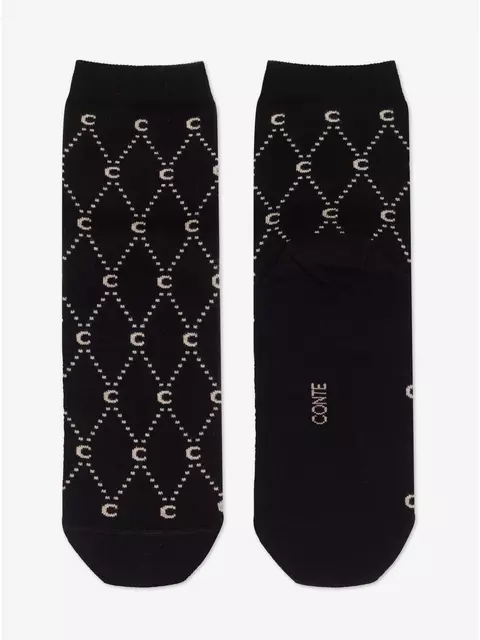 Носки женские хлопковые classic 525 черный, 7С-22СП, 36-37 (23), CONTE ELEGANT,  - 3