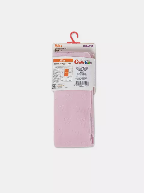 Колготки детские miss 609 светло-розовый, 20С-206СП, 80-86 (14), CONTE-KIDS,  - 4