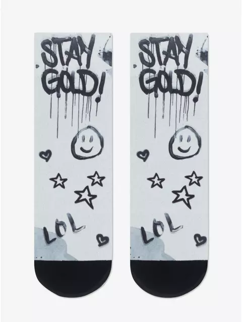 Плотные женские носки с черным мыском и рисунком «stay» 906, 22С-56СП, 36-39 (23-25), CONTE ELEGANT,  - 3