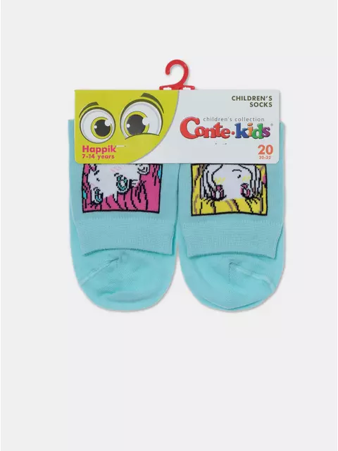 Носки детские "веселые ножки" 941 бледно-бирюзовый, 17С-10СП, 20, CONTE-KIDS,  - 5