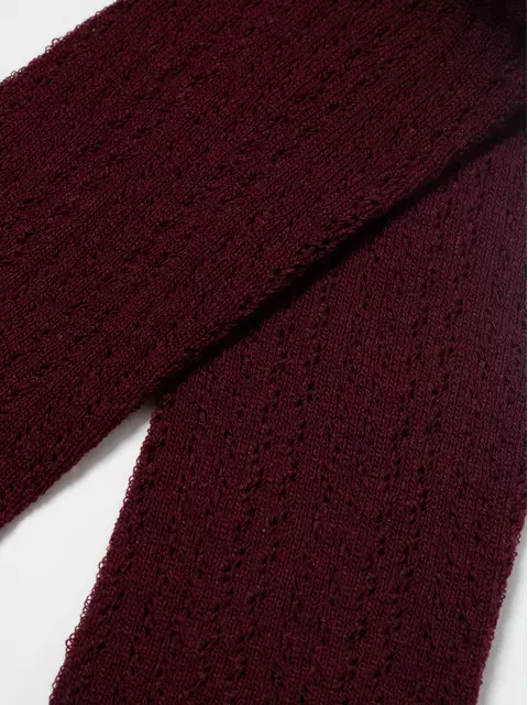 Ажурные детские колготки miss 618 темно-бордовый, 20С-206СП, 140-146 (22), CONTE-KIDS,  - 3